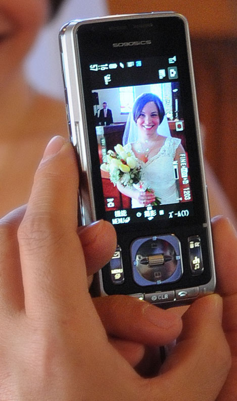 Wedding Image by a camera phone